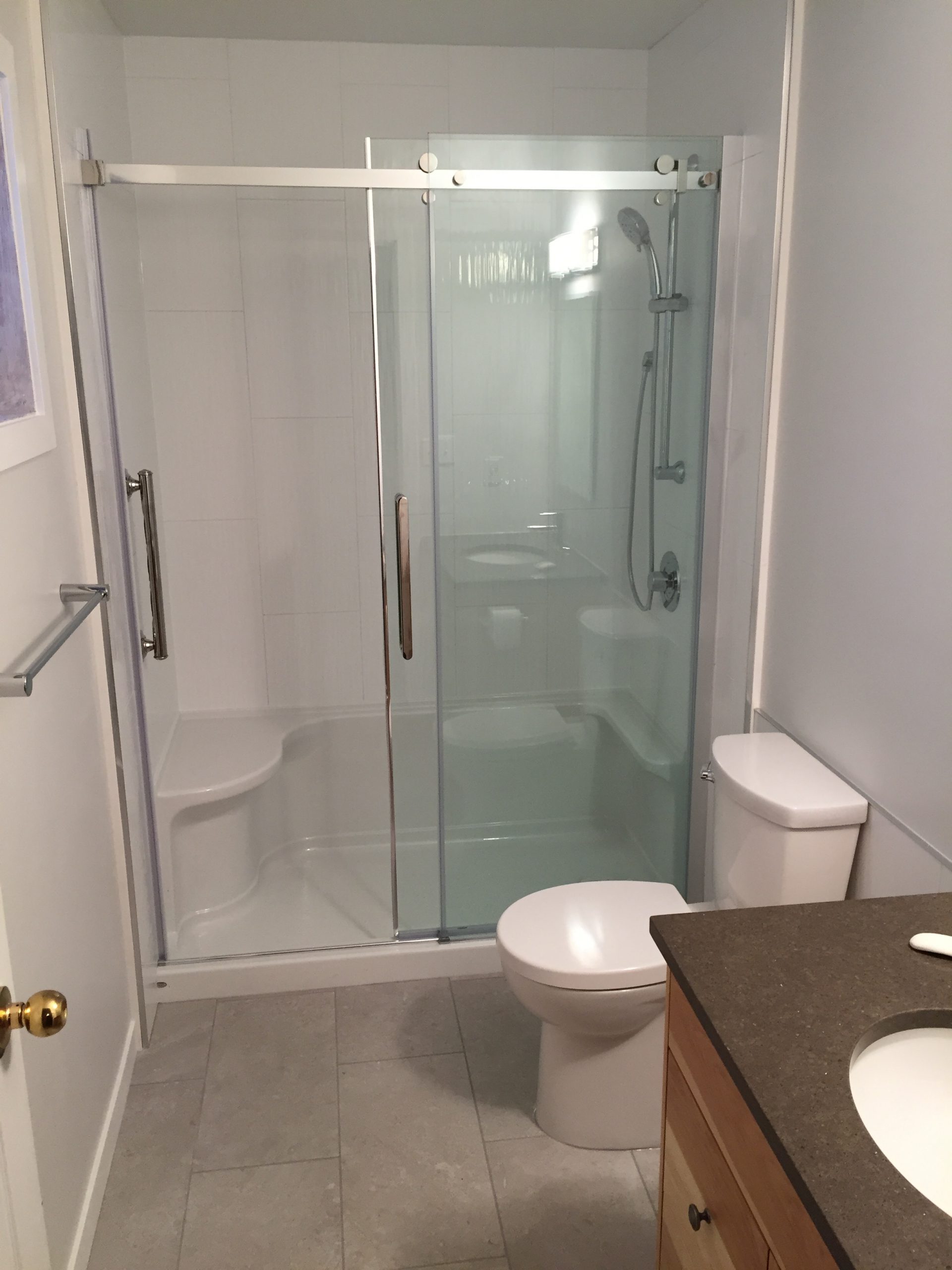 Shower with a Seat by Cassidy Dahl, Dahl Tubs, Prince George